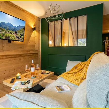 Dolce - Ideal Couple - Balcon - Calme - Randonnee & Cyclisme - Nature - Esprit - Detente Et Therme A Proximite - Speciale Printemps Saint-Lary-Soulan
